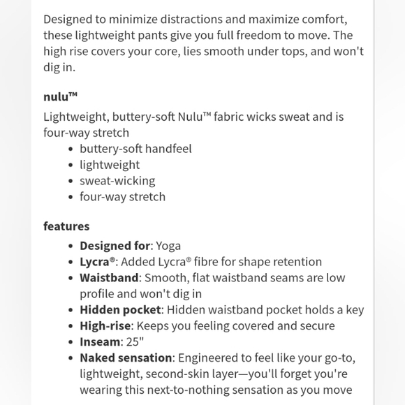 🍋 LULULEMON 🍋 Align 25"  Size 8 - Picture 12 of 12